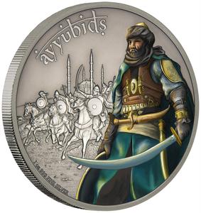 Niue / Silver Ounce 2017 Warriors of History - Ayyubids - reverse photo