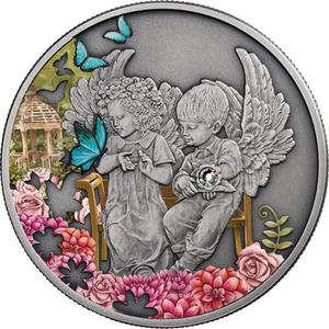 Niue / One Dollar Silver 2016 Attendant Angel - reverse photo