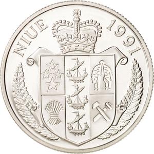 Niue / Ten Dollars 1991 Olympic Games - obverse photo