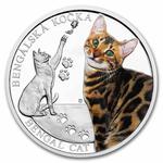 Silver Ounce 2025 Cat Breeds - Bengal: Photo Coin, Niue, Silver Ounce 2025 Cat Breeds - Bengal / thumbnail