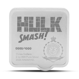 Niue / Silver Two Ounces 2025 Hulk - obverse photo
