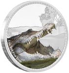 Silver Ounce 2017 Kings of the Continents - Saltwater Crocodile: Photo Coin, Niue, Silver Ounce 2017 Kings of the Continents - Saltwater Crocodile / thumbnail