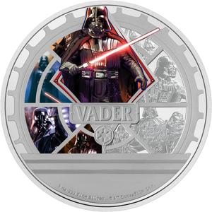 Niue / Silver Three Ounces 2023 Star Wars - Darth Vader - reverse photo
