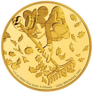 Niue / Gold Quarter Ounce 2017 Mickey - Little Whirlwind - obverse photo
