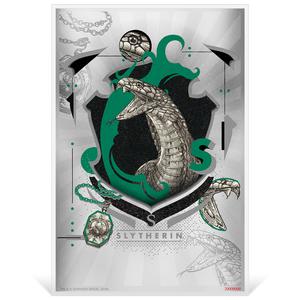 Niue / Silver Five Grams 2020 Hogwarts House Banners - Slytherin - reverse photo