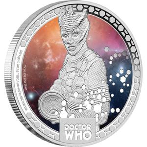 Niue / Silver Half Ounce 2014 Doctor Who Monsters - Silurians - reverse photo
