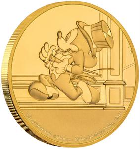 Niue / Gold Quarter Ounce 2017 Mickey - Delayed Date - reverse photo