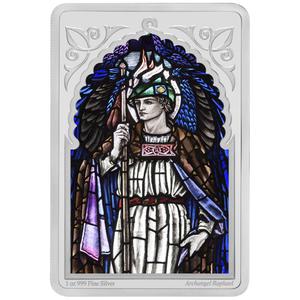 Niue / Silver Ounce 2020 Archangel Raphael - reverse photo