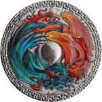 Silver Ounce 2022 Phoenix and Dragon: Photo Coin, Niue, Silver Ounce 2022 Phoenix and Dragon / thumbnail