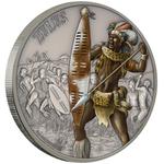 Silver Ounce 2017 Warriors of History - Zulus: Photo Coin, Niue, Silver Ounce 2017 Warriors of History - Zulus / thumbnail