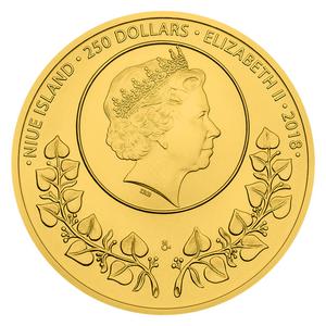 Niue / Gold Five Ounces 2018 Establishment of Czechoslovakia - obverse photo