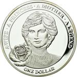 Niue / One Dollar 2011 Princess Diana - reverse photo