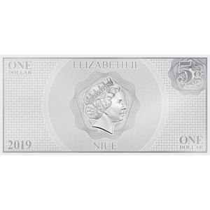 Niue / Silver Five Grams 2019 BB-8 - obverse photo