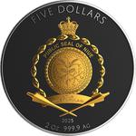 Silver Two Ounces 2025 Phoenix and Dragon: Photo Silver Two Ounces 2025 Phoenix and Dragon - Gold and Ruthenium / thumbnail