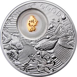 Niue / Silver Ounce 2013 Goldfish - reverse photo