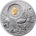 Niue / Silver Ounce 2013 Goldfish - reverse photo