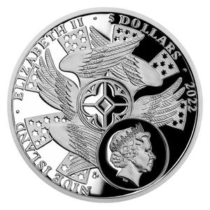 Niue / Silver Two Ounces 2022 Archangel Michael - obverse photo