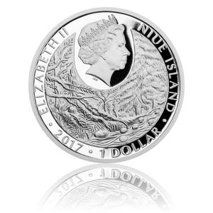 Niue / Silver Half Ounce 2017 European Green Lizard - obverse photo