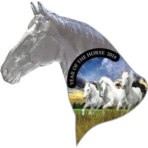 Niue / Silver Ounce 2014 Horse Head - reverse photo