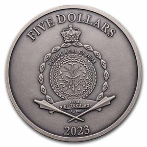 Niue / Silver Two Ounces 2023 Butterfly - obverse photo