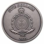 Silver Two Ounces 2023 Butterfly: Photo Coin, Niue, Silver Two Ounces 2023 Butterfly / thumbnail