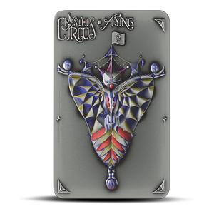 Niue / Silver Two Ounces 2023 Pastel Circus flying - reverse photo