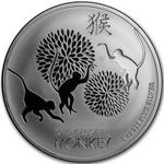 Niue / Silver Ounce 2016 Year of the Monkey - reverse photo