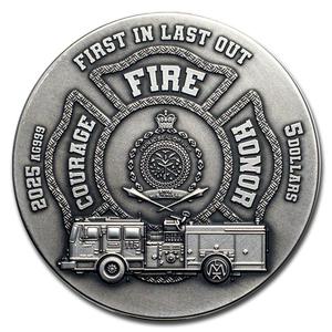 Niue / Silver Two Ounces 2025 Firefighters - obverse photo