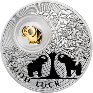 Niue / Silver Ounce 2012 Elephant - reverse photo