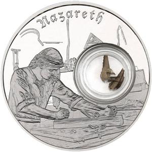 Niue / Silver Ounce 2019 Footsteps of Jesus - Nazareth - reverse photo