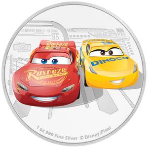 Niue / Silver Ounce 2017 Cars 3 - Evolution - obverse photo