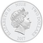 Silver Ounce 2017 Mickey - Gallopin' Gaucho: Photo Coin, Niue, Silver Ounce 2017 Mickey - Gallopin' Gaucho / thumbnail