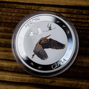 Niue / Silver Ten Grams 2015 Heron - reverse photo