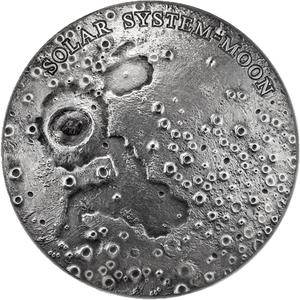 Niue / Silver Ounce 2015 Solar System - Moon - reverse photo