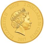 Gold Half Gram 2017 Mickey - Christmas Carol: Photo Coin, Niue, Gold Half Gram 2017 Mickey - Christmas Carol / thumbnail