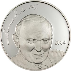 Northern Mariana Islands / Five Dollars Silver 2004 Pope John Paul II - reverse photo