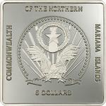 Silver Ounce 2004 Pope Benedict XVI: Photo Coin, Northern Mariana Islands, Silver Ounce 2004 Pope Benedict XVI / thumbnail