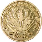 Five Dollars Gold 2004 Albert Einstein: Photo Coin, Northern Mariana Islands, Five Dollars Gold 2004 Albert Einstein / thumbnail