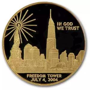 Northern Mariana Islands / Gold Quarter Ounce 2004 World Trade Center - obverse photo