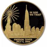 Gold Quarter Ounce 2004 World Trade Center: Photo Coin, Northern Mariana Islands, Gold Quarter Ounce 2004 World Trade Center / thumbnail