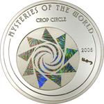 Five Dollars Silver 2004 Crop Circles: Photo Coin, Northern Mariana Islands, Five Dollars Silver 2004 Crop Circles / thumbnail