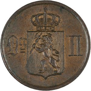 Norway / Two Ore 1884 - obverse photo