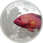 Five Dollars Silver 2016 Coral Hind: Photo Coin, Palau, Five Dollars Silver 2016 Coral Hind / thumbnail