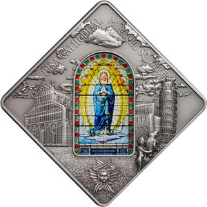 Palau / Silver Fifty Grams 2016 Pisa Cathedral - reverse photo
