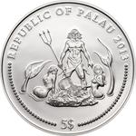 Five Dollars Silver 2013 Synchiropus Splendidus: Photo Coin, Palau, Five Dollars Silver 2013 Synchiropus Splendidus / thumbnail