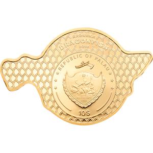 Palau / Silver Two Ounces 2019 Dragonfish - Golden Arowana - obverse photo