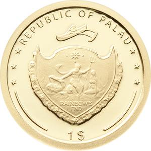 Palau / Gold Half Gram 2012 Otto von Bismarck - obverse photo