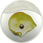 Five Dollars Silver 2007 Pearl Oyster: Photo Coin, Palau, Five Dollars Silver 2006 Pearl Oyster / thumbnail