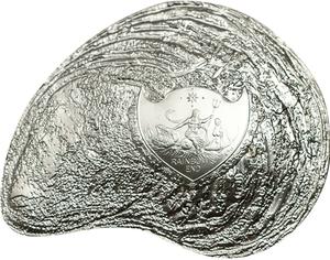 Palau / Five Dollars Silver 2014 Hyriopsis Cumingii - obverse photo