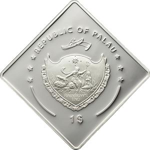 Palau / One Dollar 2011 Ferrari D50 - JM Fangio - obverse photo